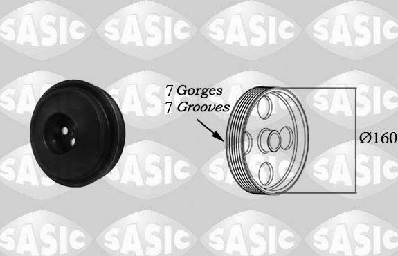 Шкив коленвала Sasic. Артикул 2156035