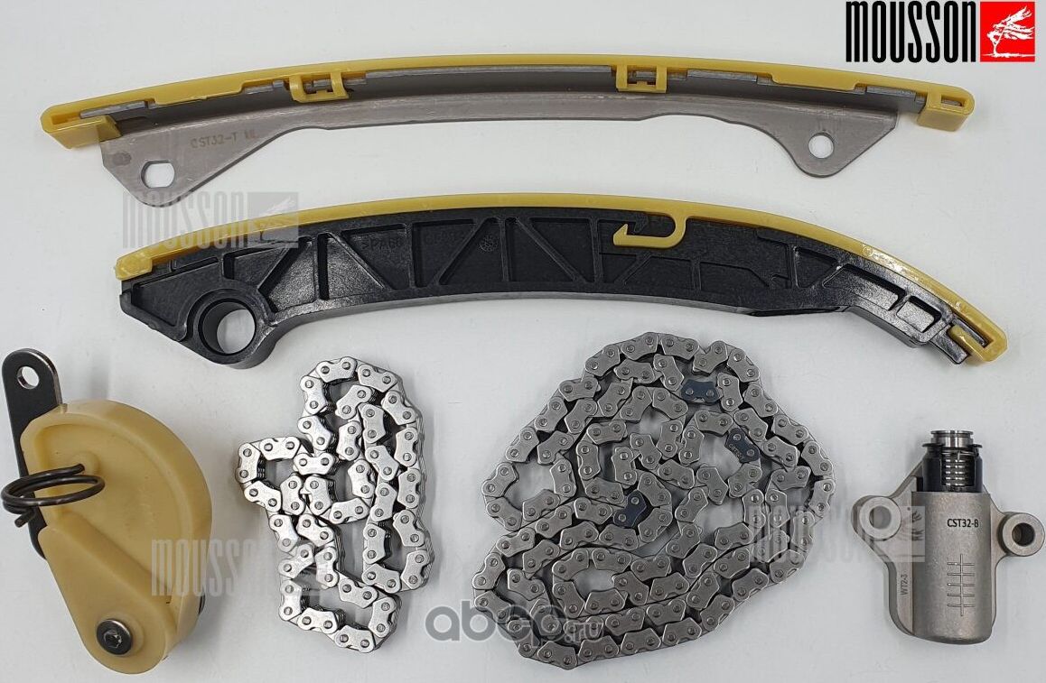 Комплект цепи ГРМ Nissan MR20DD 2,0L (Mousson). Артикул STKMR20DD