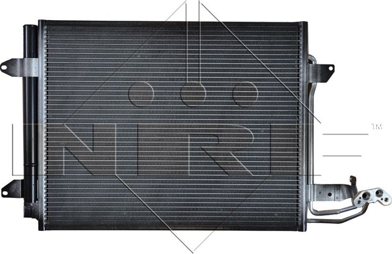 Радиатор кондиционера (конденсатор) NRF EASY FIT. Артикул 35521