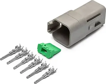 Разъем SCANIA 6-ти контактный ответная часть AX8126S CARGEN Cargen. Артикул AX8106S