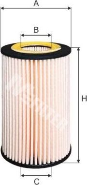 Масляный фильтр MFilter. Артикул TE 4031