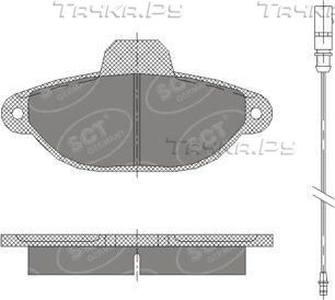 Тормозные колодки SCT-Germany. Артикул SP 414 PR