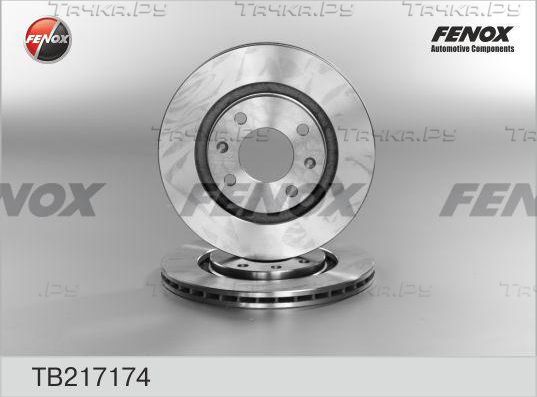 Тормозной диск Fenox передний для Citroen BX 1985-1994. Артикул TB217174
