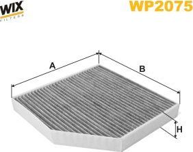 Салонный фильтр WIX Filters. Артикул WP2075