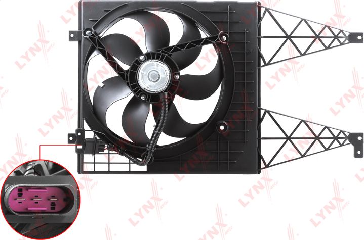 Вентилятор радиатора двигателя LYNXauto. Артикул RF-1493