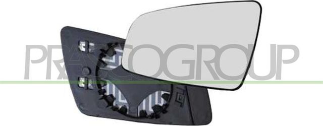 Зеркальное стекло бокового зеркала Prasco правое для Opel Zafira B 2005-2019. Артикул OP7177501