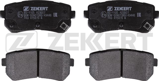 Тормозные колодки Zekkert. Артикул BS-1105
