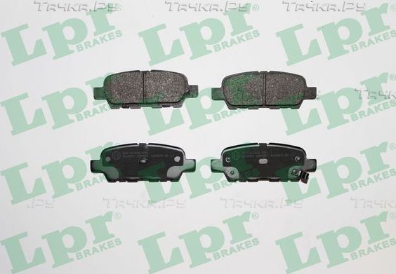 Тормозные колодки LPR задние для Nissan Teana J31 2003-2008. Артикул 05P857