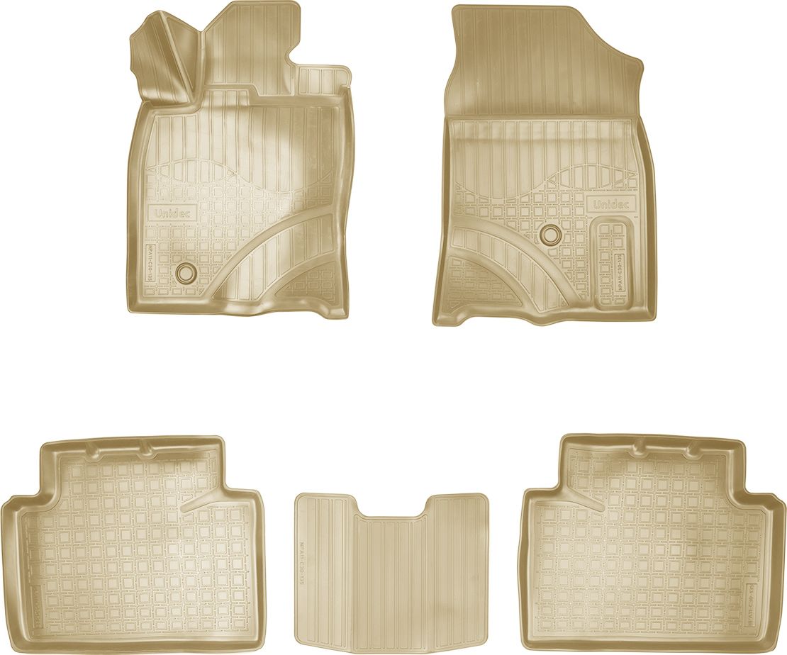 Коврики Норпласт для салона Honda Civic X хэтчбек,седан 2015-2026 Бежевый. Артикул NPA11-C30-135-B