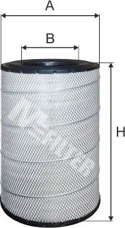 Воздушный фильтр MFilter для Scania R 2004-2015. Артикул A 583