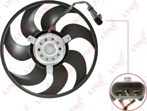 Вентилятор кондиционера LYNXauto. Артикул RF-1456
