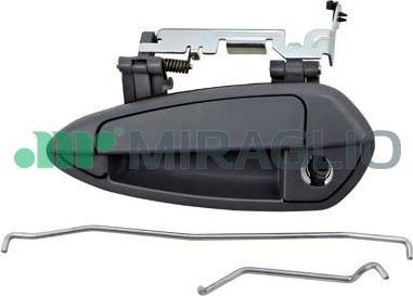 Ручка двери Miraglio передняя правая для Fiat Punto III Punto 2012-2018. Артикул 80/559