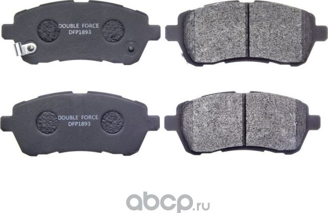 Колодки тормозные дисковые Double Force Double Force. Артикул DFP1893
