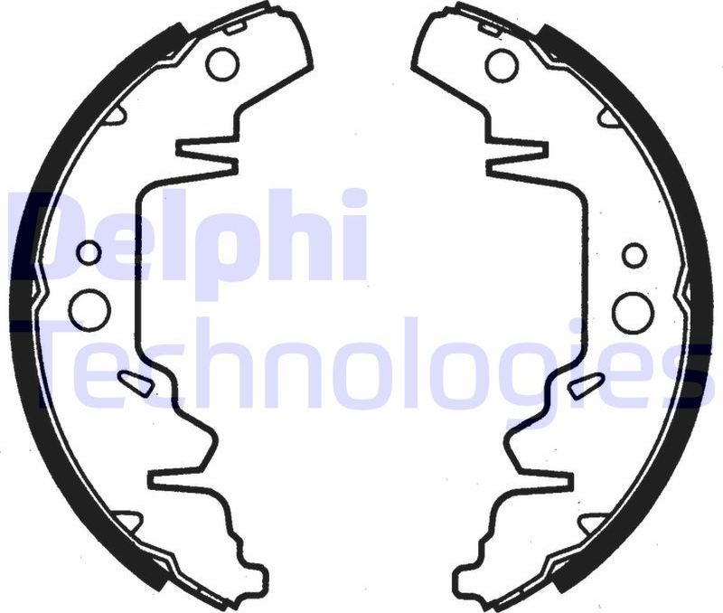 Тормозные колодки Delphi. Артикул LS1814