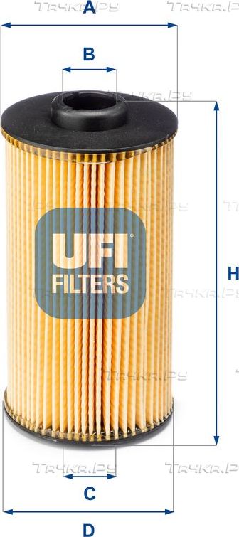 Масляный фильтр UFI для Alpina B10 E39 1996-2004. Артикул 25.038.00