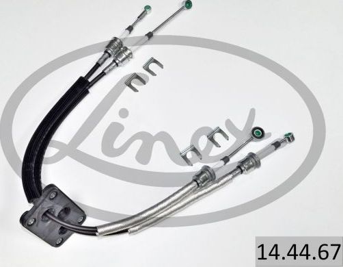 Трос переключения передач КПП Linex правый/левый для Citroen Jumper II 2006-2026. Артикул 14.44.67
