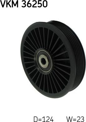 Направляющий (ведущий) ролик приводного поликлинового ремня SKF. Артикул VKM 36250