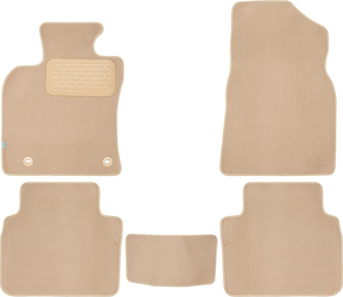 Коврики Klever Premium для салона Exeed TXL M32FL 2021-2026 БЕЖЕВЫЕ. Артикул KLEVER0410600322112kh