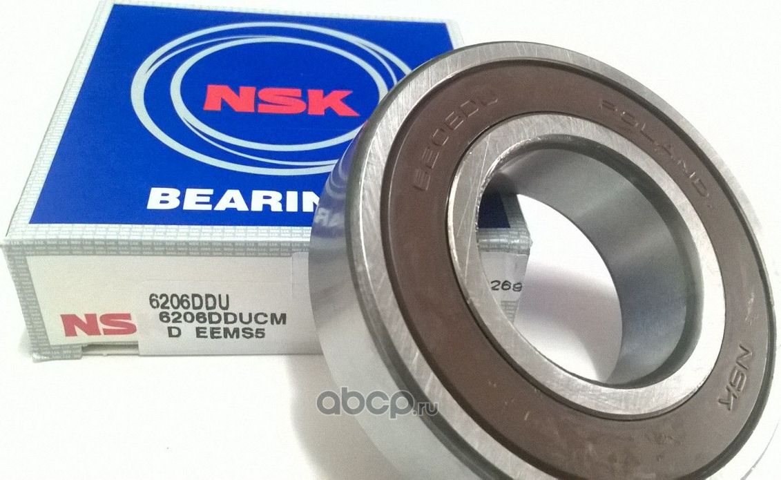 6206DDU NSK ПОДШИПНИК 30/62/16 6206DDU. Артикул 6206DDU