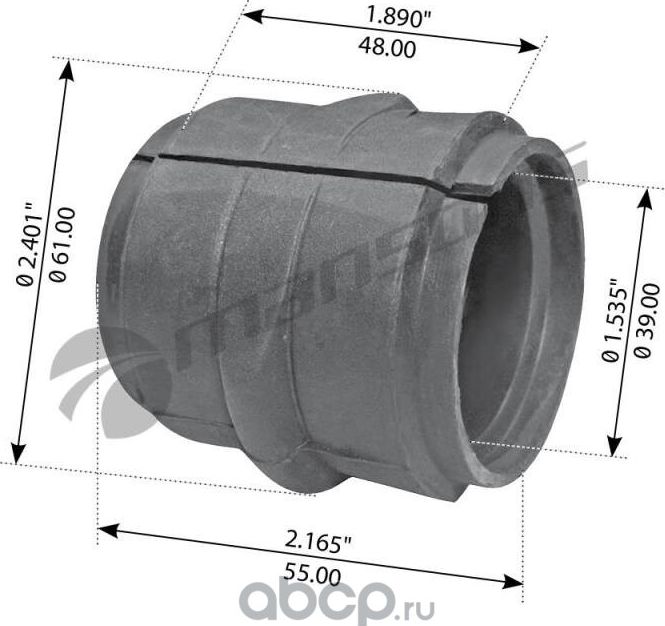 Втулка стабилизатора (Mansons). Артикул 700.166