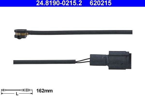 Датчик износа тормозных колодок  ATE. Артикул 24.8190-0215.2