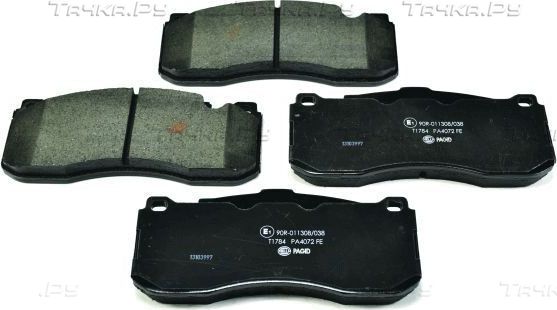 Тормозные колодки Hella передние для BMW 1 I (E82/E88) 2007-2013. Артикул 8DB 355 014-041