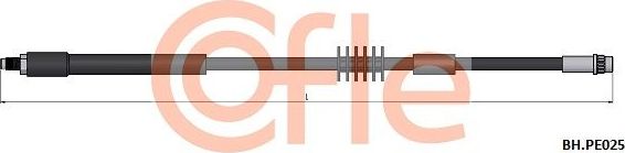 Тормозной шланг Cofle. Артикул 92.BH.PE025
