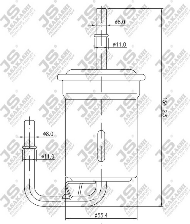 Топливный фильтр JS Asakashi. Артикул FS9119