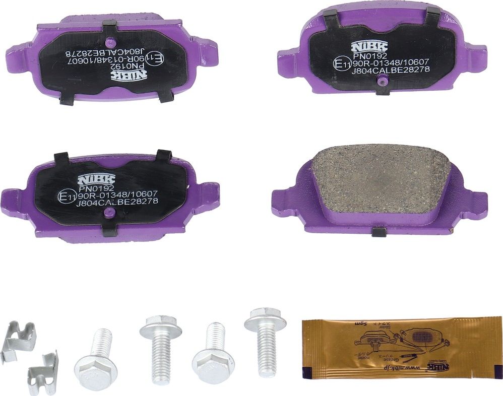 Тормозные колодки NiBK. Артикул PN0192