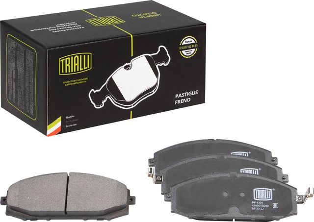 Тормозные колодки Trialli (Low-Metallic). Артикул PF 4304