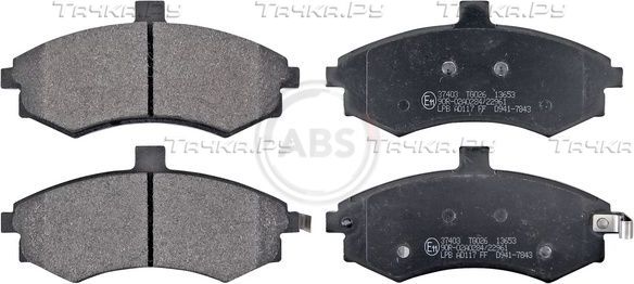 Тормозные колодки ABS передние для Hyundai Elantra III (XD) 2001-2006. Артикул 37403