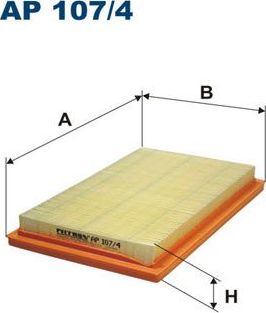 Воздушный фильтр Filtron. Артикул AP 107/4
