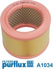Воздушный фильтр Purflux для ВАЗ Нива, 4x4 1993-2006. Артикул A1034