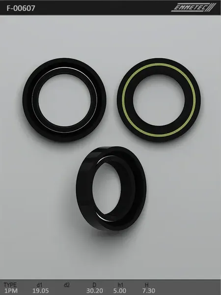 Сальник 19,05/30,20*5,00/7,30 тип 1PM (Emmetec). Артикул F00607