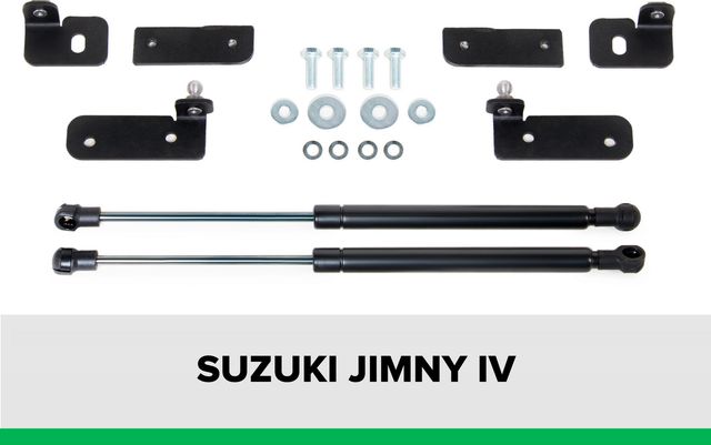Амортизаторы (упоры) капота Pneumatic для Suzuki Jimny IV 2019-2023. Артикул KU-SZ-JM04-00