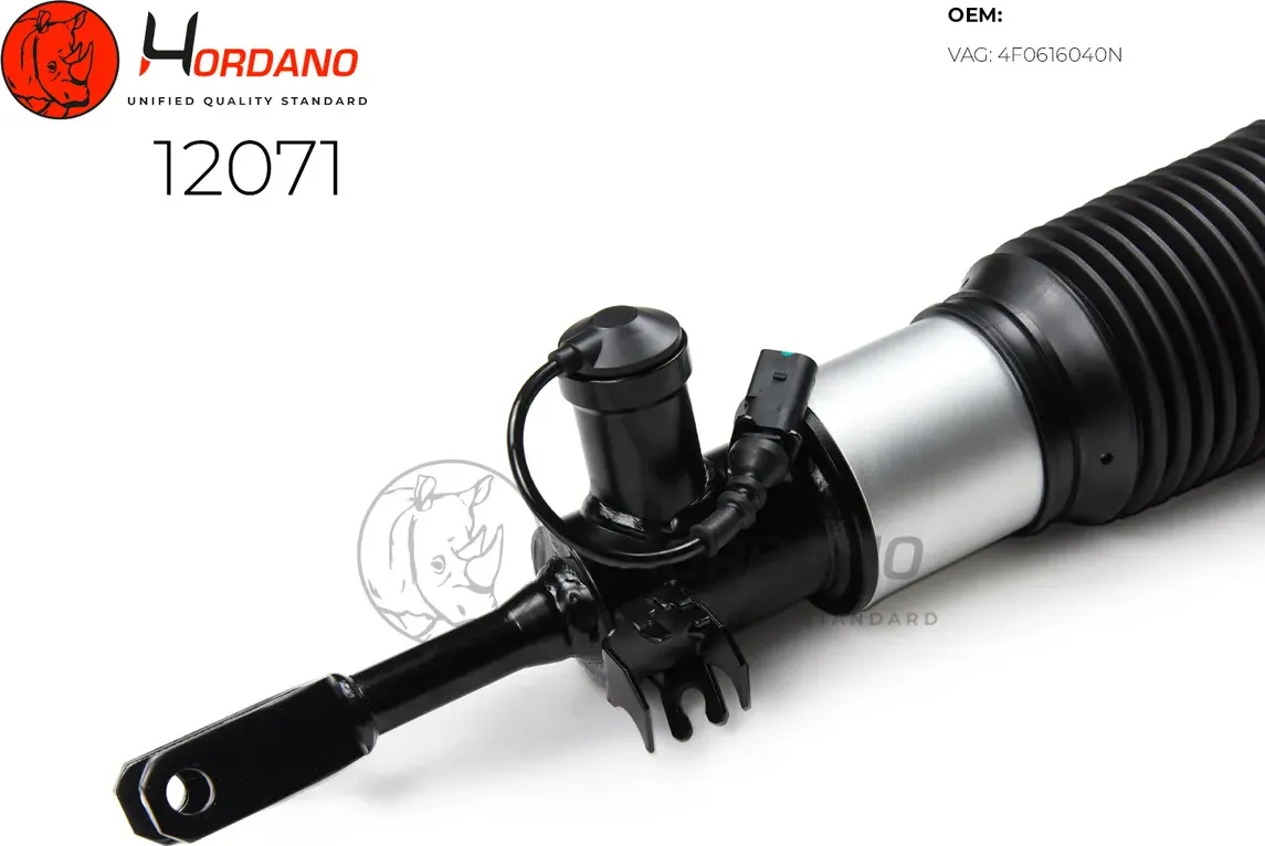 Амортизатор пневматический передний, правый/ AUDI A6 Allroad C6 (2007-2011) (Hordano). Артикул 12071