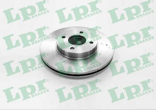 Тормозной диск LPR передний для Nissan Note II 2013-2026. Артикул N2027V