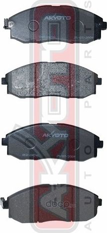Тормозные колодки Akyoto Packing AKYOTO. Артикул AKD-0434