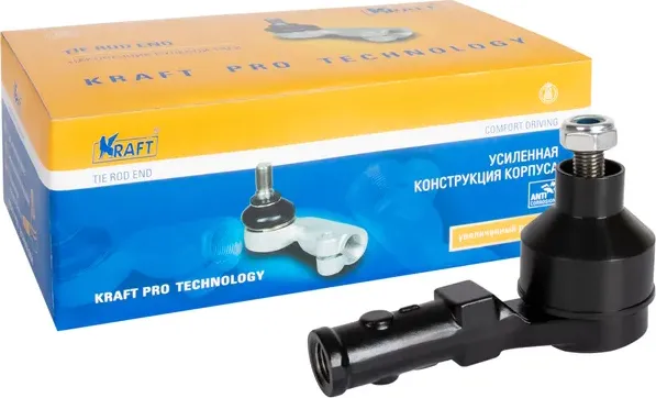 Наконечник рулевой тяги RENAULT CLIO 05- 1.2/1.4 прав. (Kraft). Артикул KT032363