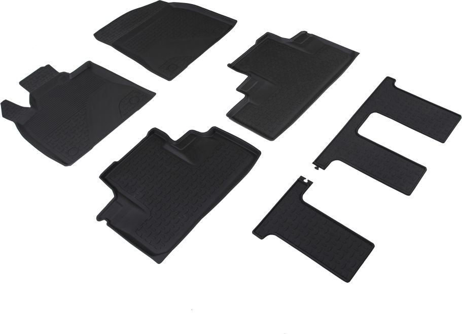 Коврики резиновые Seintex с высоким бортиком для салона Lexus RX IV длинная база 2015-2022. Артикул 91709