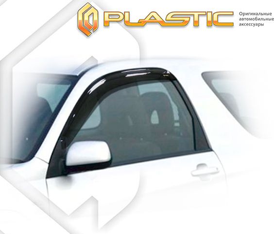 Дефлекторы СА Пластик для окон (Classic полупрозрачный) Toyota Rav4 3-door A20-A26 2000-2005. Артикул 2010030308289