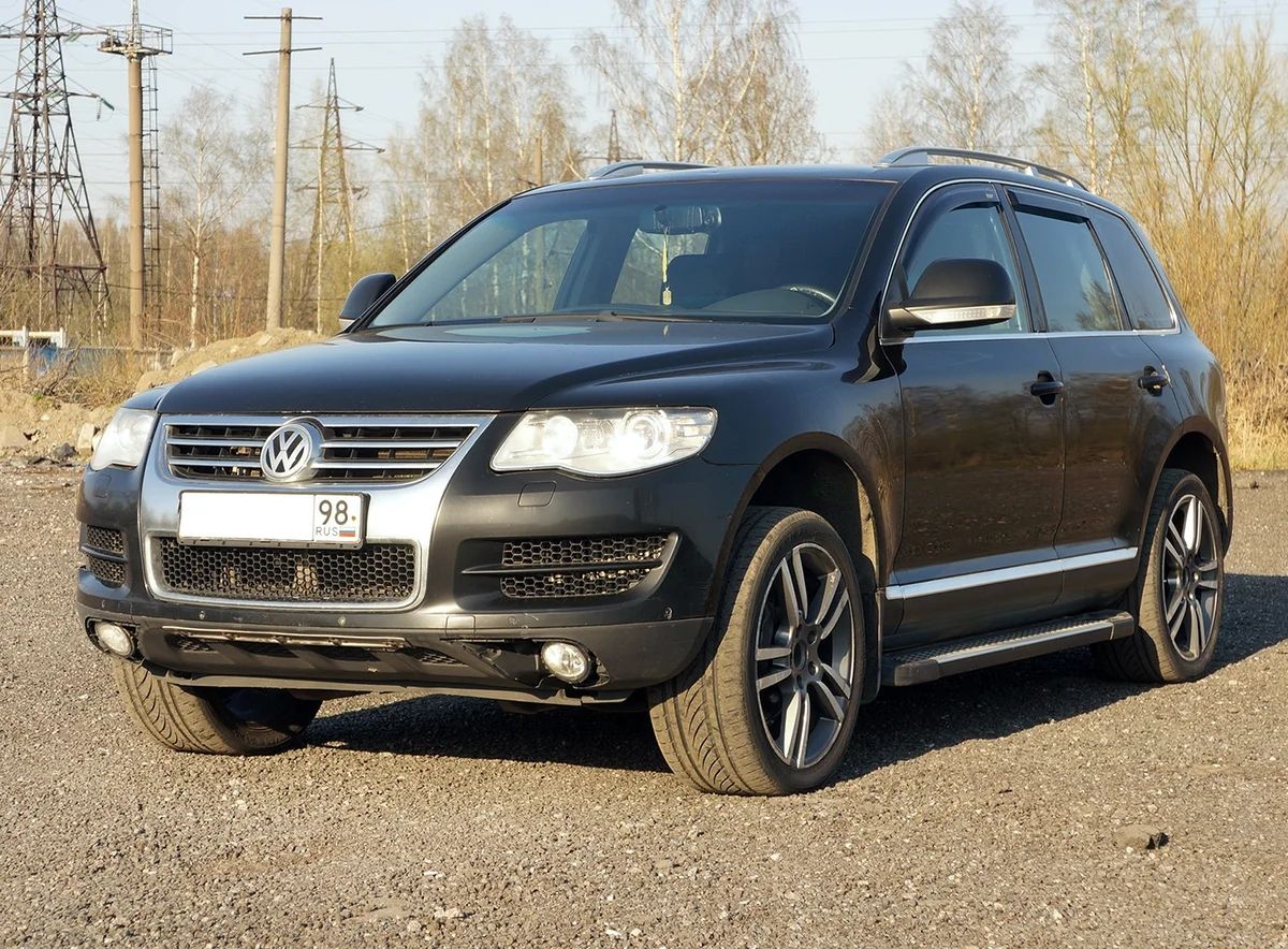 Дефлекторы V-Star для окон Volkswagen Touareg I 2002-2010. Артикул D17043