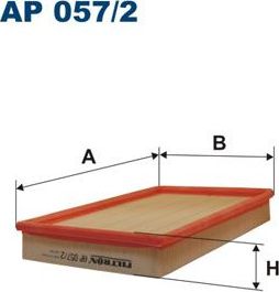 Воздушный фильтр Filtron. Артикул AP 057/2