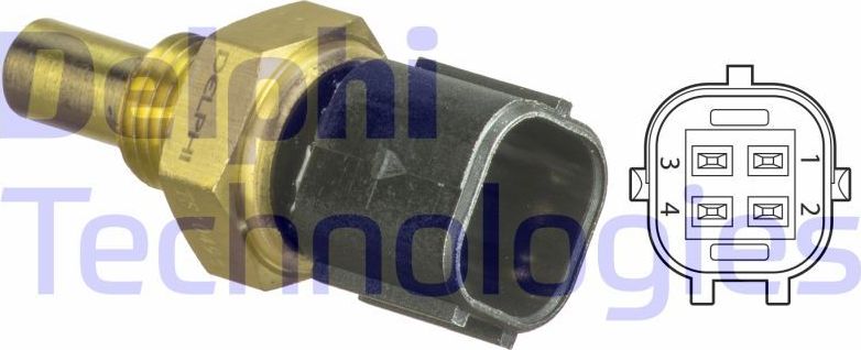 Датчик температуры охлаждающей жидкости Delphi. Артикул TS10494