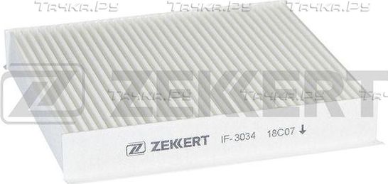 Салонный фильтр Zekkert для Fiat Fiorino III 2007-2026. Артикул IF-3034