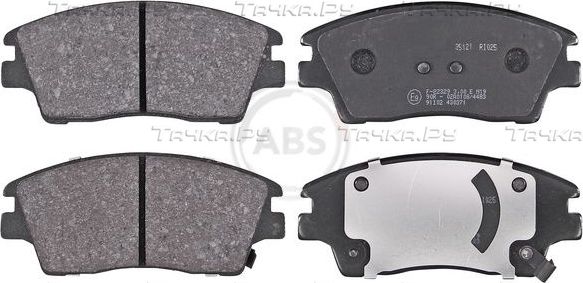 Тормозные колодки ABS передние для Hyundai ix35 I 2013-2015. Артикул 35121