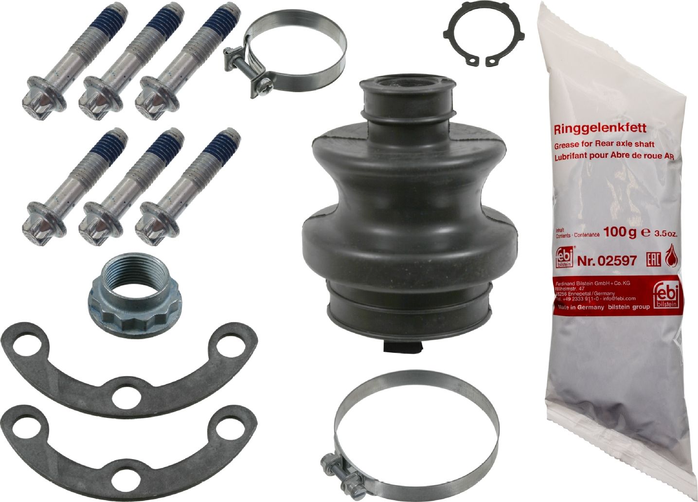 Пыльник ШРУСа внутренний Febi Bilstein (резина). Артикул 02590