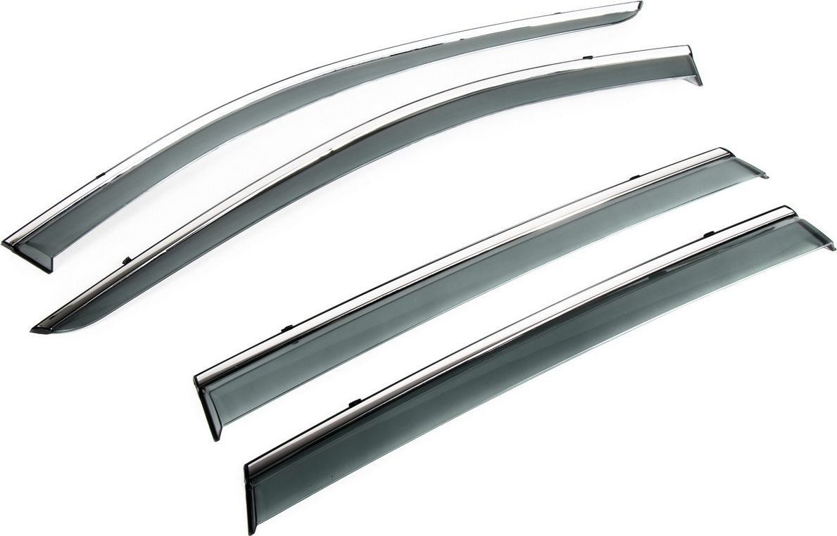 Дефлекторы Rival с молдингом для окон Nissan X-Trail T32 2015-2018 2018-2026. Артикул 84109001