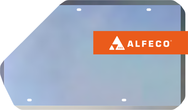 Защита алюминиевая Alfeco для топливного бака (для авто с металлическим баком) Changan CS35 Plus 2018-2026. Артикул ALF.57.091al