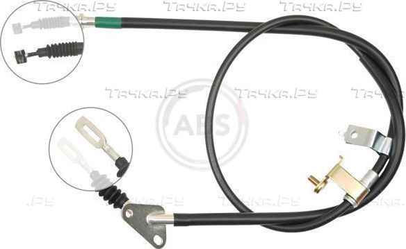 Трос ручника (тросик ручного тормоза) ABS. Артикул K14498